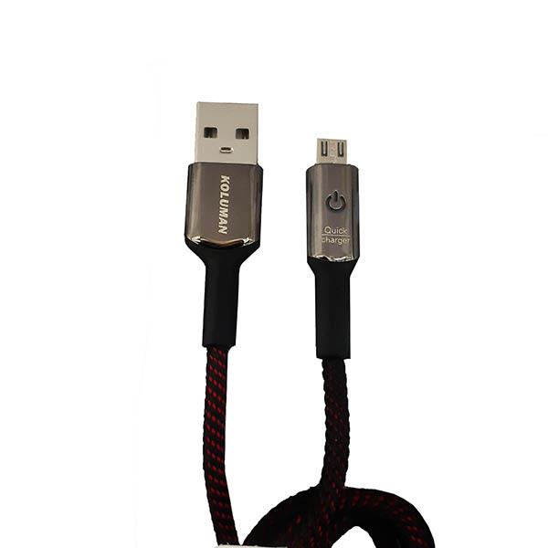 کابل تبدیل USB به microUSB کلومن مدل kd-54 طول 1 متر